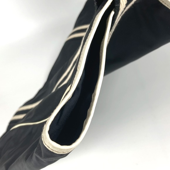 Gucci Logo Tote Bag Boston Shoulder Nylon Black - Picture 11 of 15